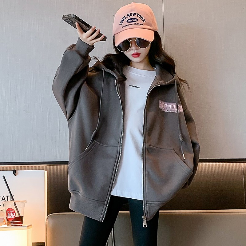 女童外套春秋款2023新款秋季儿童套装秋装女大童秋冬款加绒卫衣冬