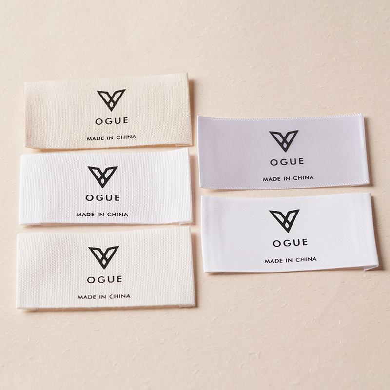 服装领标订做织唛女衣logo布标定做洗水标印唛商标洗水唛定制