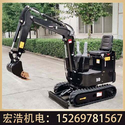 加工制农用市政迷你土挖掘机 卡小型液定压旋特转879挖机挖沟机