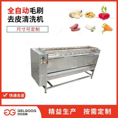 蔬菜自动清泥洗机 萝莲卜藕茎类蔬菜AFX去清洗设根备 土豆清洗去