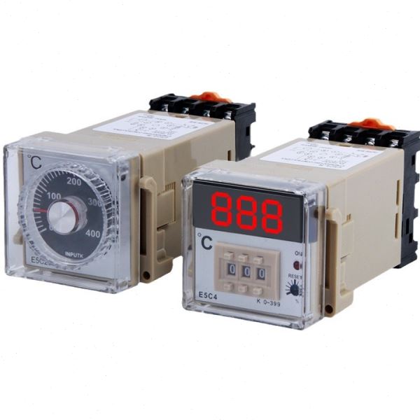 供应数显E5C4温控表 E5C2出口型温控器 拨盘温控仪温度控制器