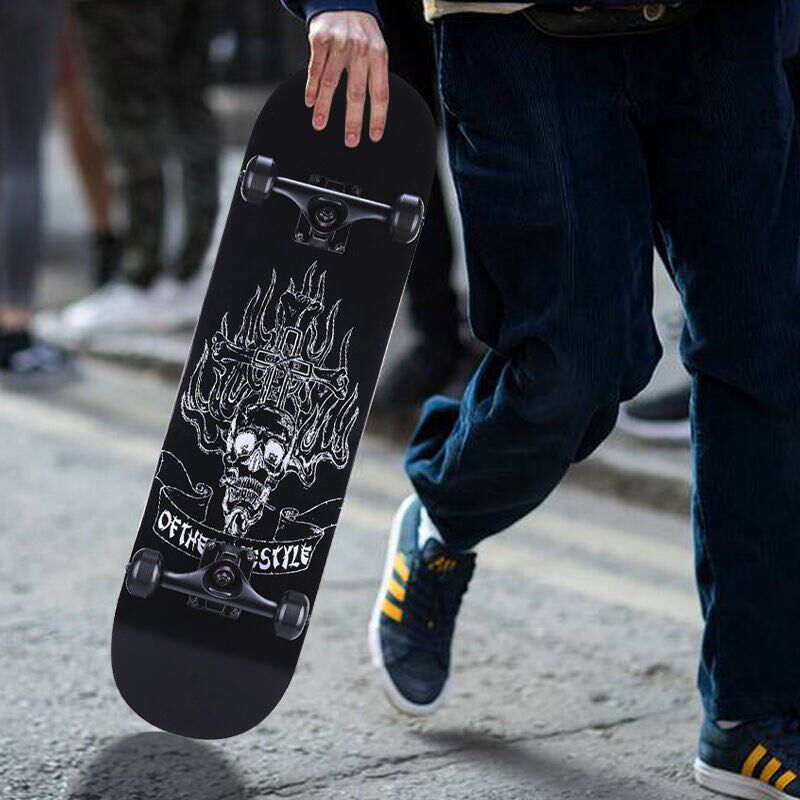 威仕迪专业滑板双翘成人青少年男女初学者公路刷街四轮动作滑板车