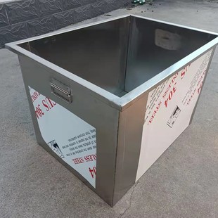 定制304不锈钢储水箱水槽方形商用清洗工具箱水桶落地式储物浸泡