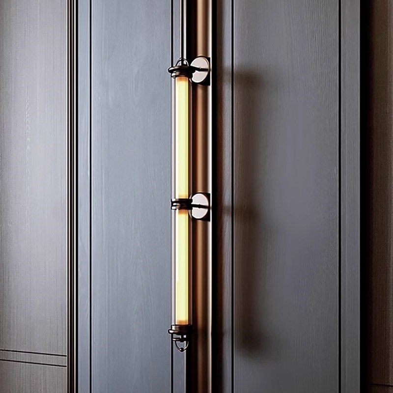 中山灯具定制酒店大堂宴会厅售楼部过道新中式简约设计师长杆壁灯