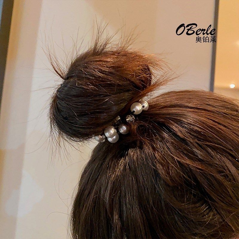 新款气质珍珠手链发绳女两用款头绳高级感扎马尾丸子头橡皮筋发饰,饰品/流行首饰/时尚饰品新,发饰,淘宝优惠券,粉丝福利购,淘宝优惠卷