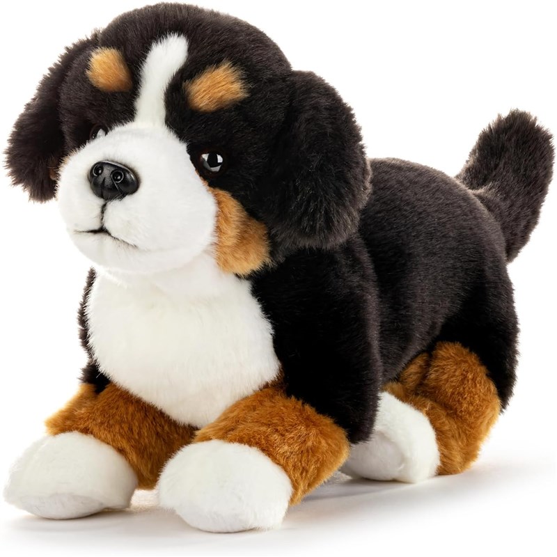 好品质-狗狗玩偶可爱伯t恩山犬公仔仿真动物毛绒玩具30厘米