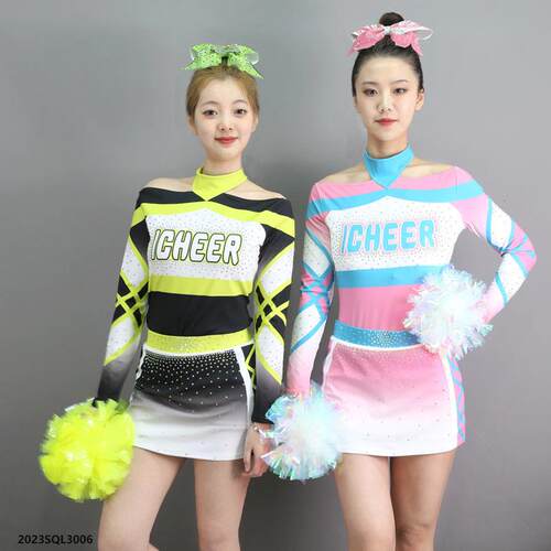 校园啦啦操比赛服装团体表演足球篮球G啦啦队服六一儿童中小学演