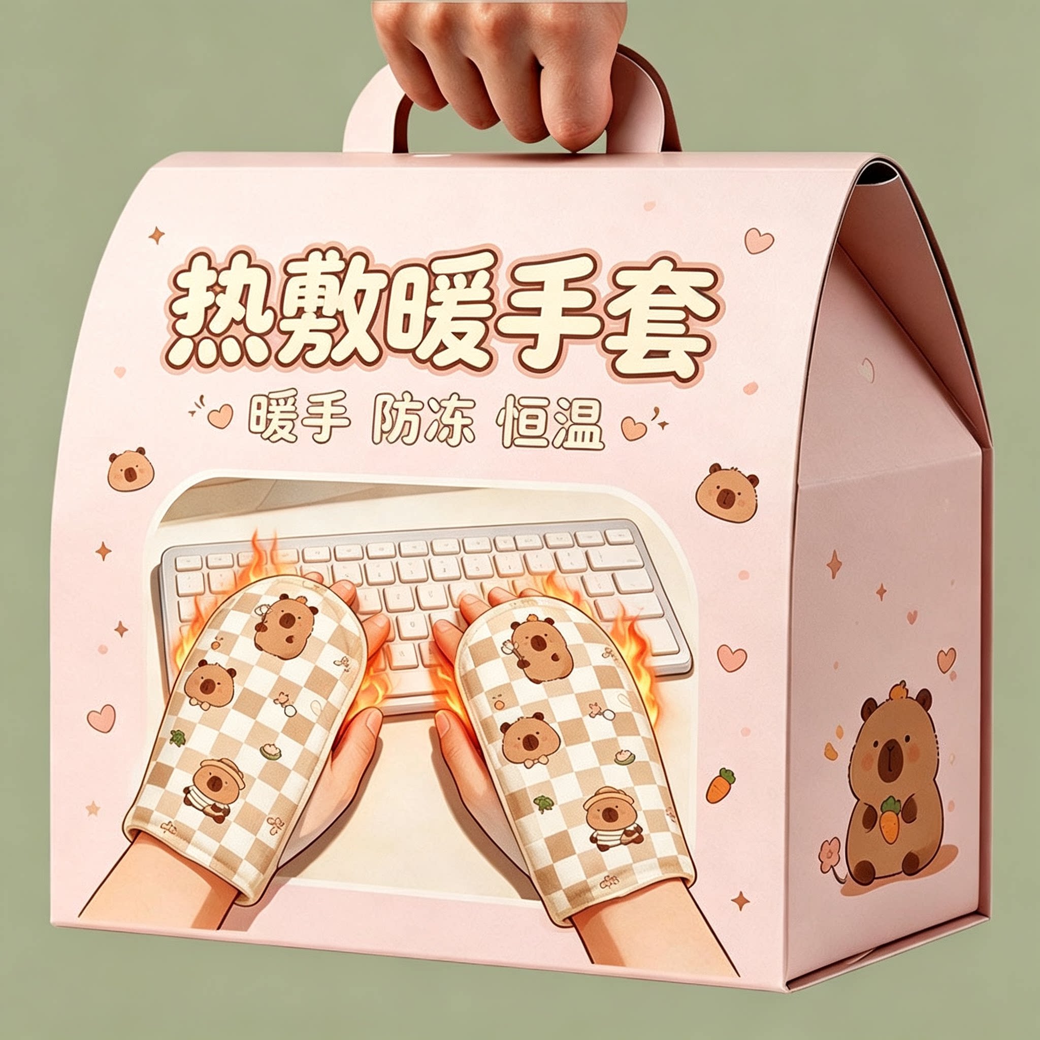 穿戴式手足发热套【暖手暖足】