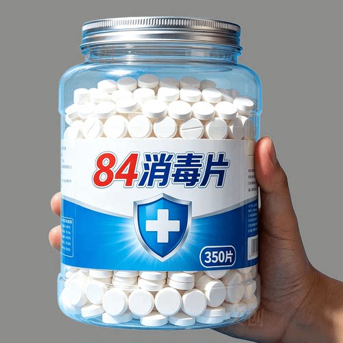 【84消毒液消毒片】漂白+除异味