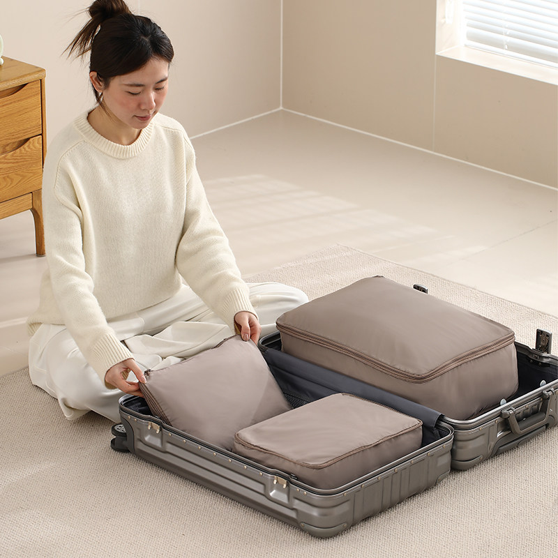 旅行收纳袋行李箱衣服被单整理包旅游衣物鞋子分装出差压缩袋大号