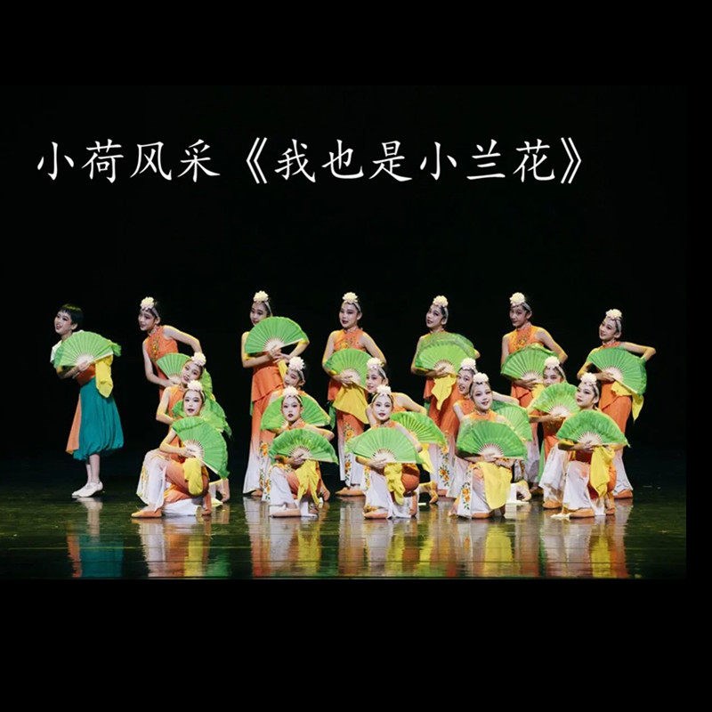 《我也是小兰花》儿童演出服舞蹈服秧歌表演服小荷风采舞台服装
