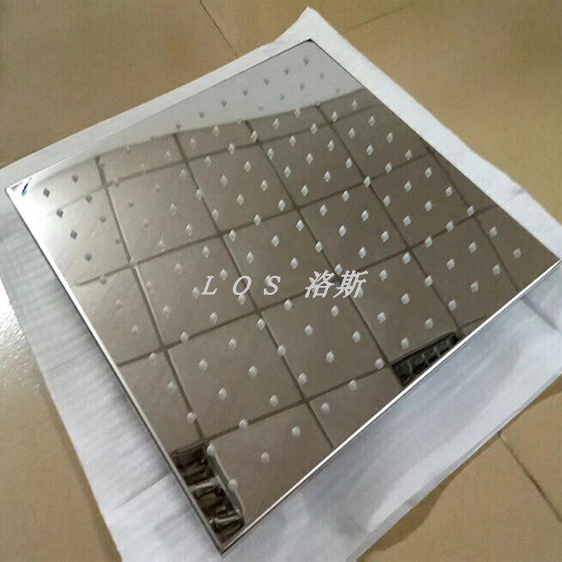 顶置淋浴花酒隐形400x400暗装吊顶式喷淋天花雨淋器家用镶嵌花洒