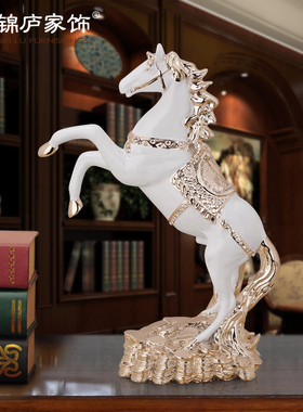 马到成功摆件工艺品艺术品家居软装饰品客厅书房电视柜办公室摆设