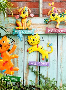 户外铁艺花插牌阳台布置网红民宿露天庭院造景一楼花园装饰摆件