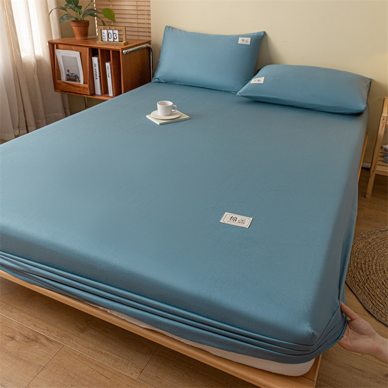 纯棉床笠 单件2023新款学生榻榻米全棉床垫罩保护套0.9/1.2m1米35