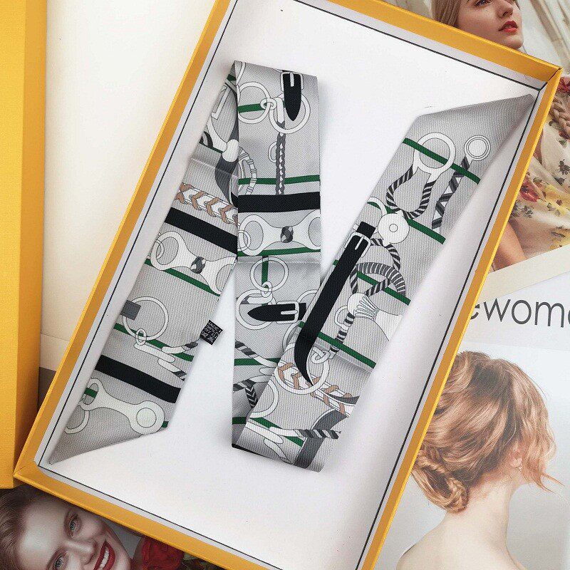 细长条窄绑带手柄丝巾秋冬款洋气时尚包包缠带系包带装饰丝带女薄