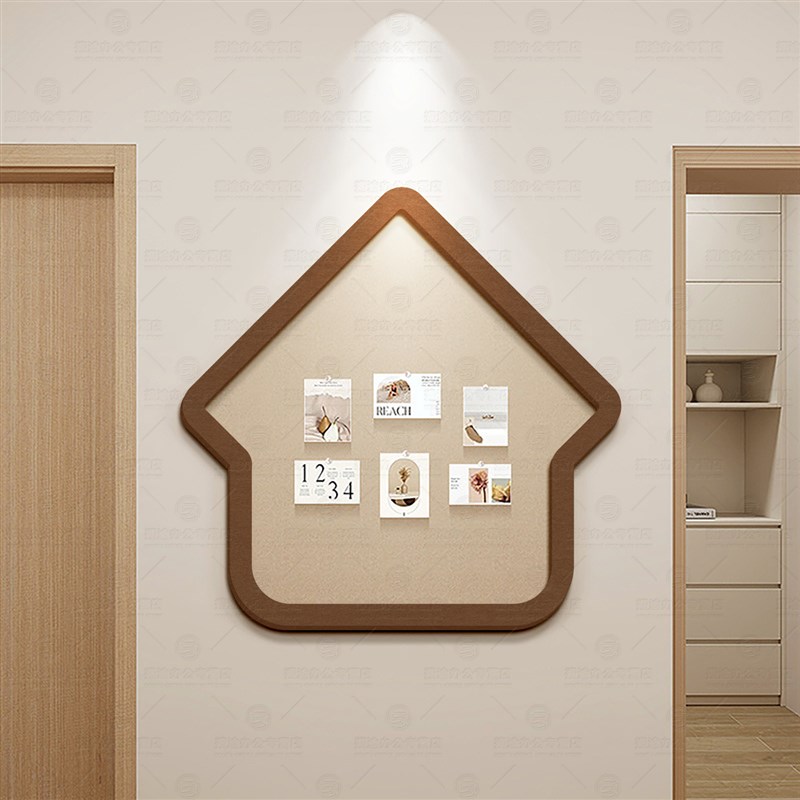 毛毡板软木板照片墙留言板挂墙记事板展示板墙板墙面装饰自粘高级