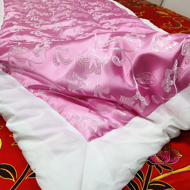 棉花褥子老式单人床棉絮冬天结婚红色床垫铺地一米乘两米婚庆垫被