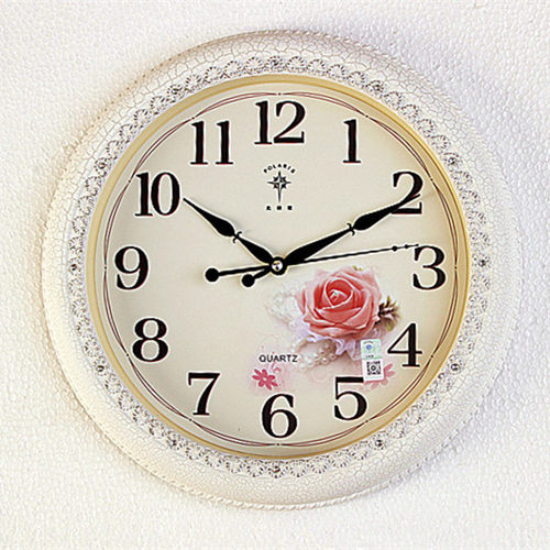 北极星欧式静音挂钟客卧室钟表创意现代时钟石英钟挂表