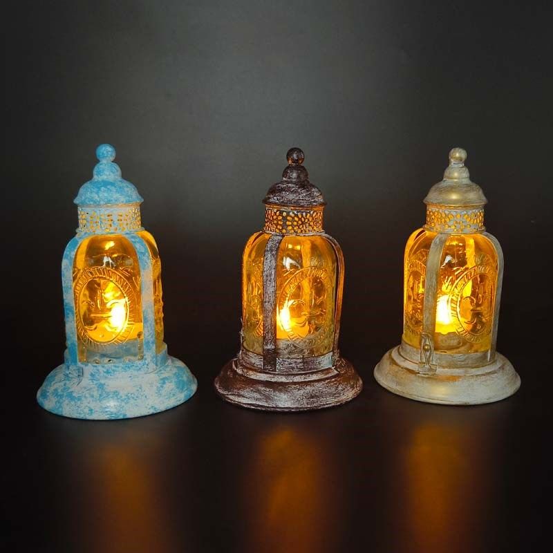 铁艺桌面小灯笼创意客厅复古怀旧圆形家用烛台电子蜡烛咖茶馆酒吧,家居饰品,烛台,淘宝优惠券,粉丝福利购,淘宝优惠卷