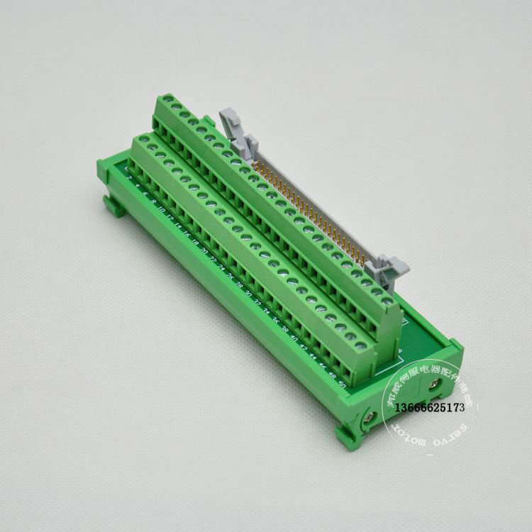 SM--G4 CN1伺服端子台 针牛角端子排 IDCP连接线 芯