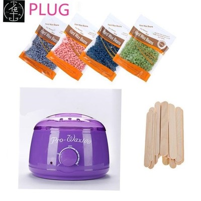 Hot Wax Warmer Heater Machine Hair GRemoval Beans Waxing Kit