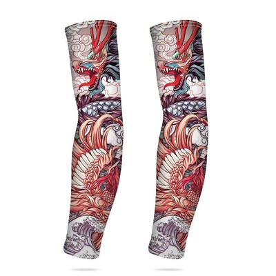 PCS  New Men Long Fake Warmers Summer TattoSo Sleeves Sun