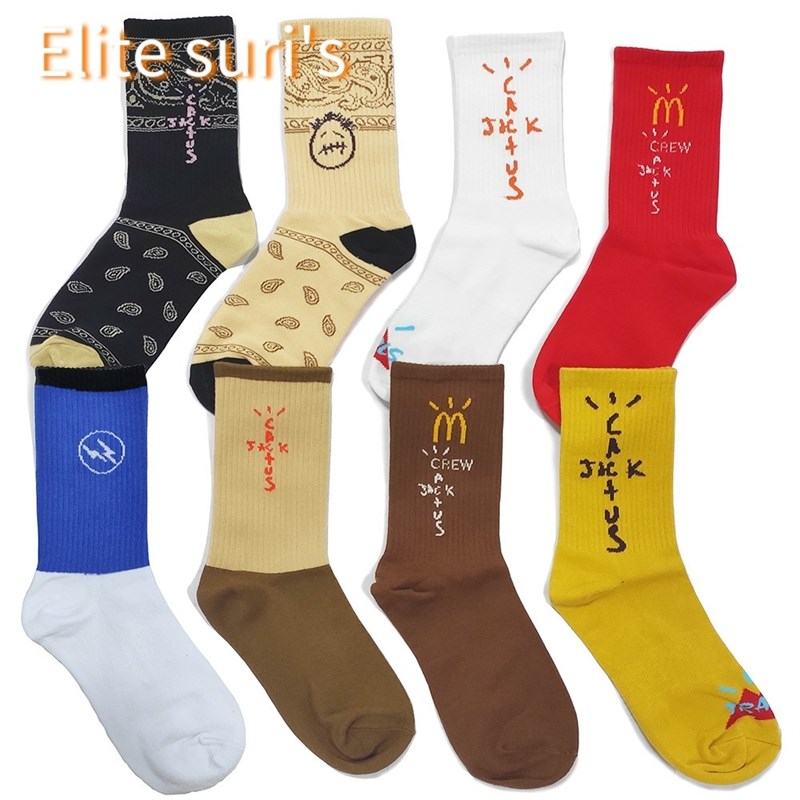 Men socks Travis Scott Skate Crew Socks MLen Sport Travis Sc