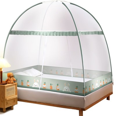 Anti-falling bed mosquito nets Household summer yurtX patter