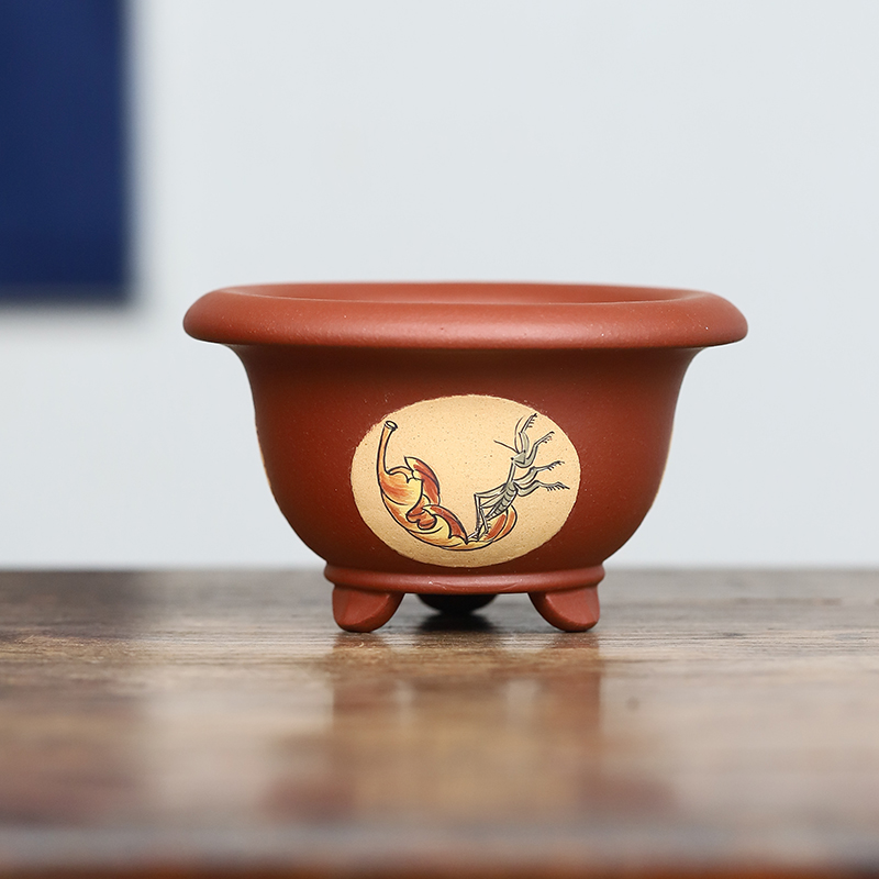 应小精品紫砂花盆宜兴名家小苗兰花多肉菖蒲微型盆景植物桌面盆