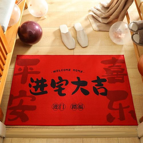 乔迁入户门地垫新居门口地毯2新款室内客厅卧室搬新家装饰用品
