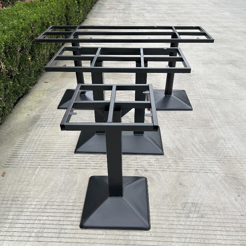 铸铁桌腿铁制支架工艺桌脚岩板台架餐桌茶台不锈钢脚架大理石桌架