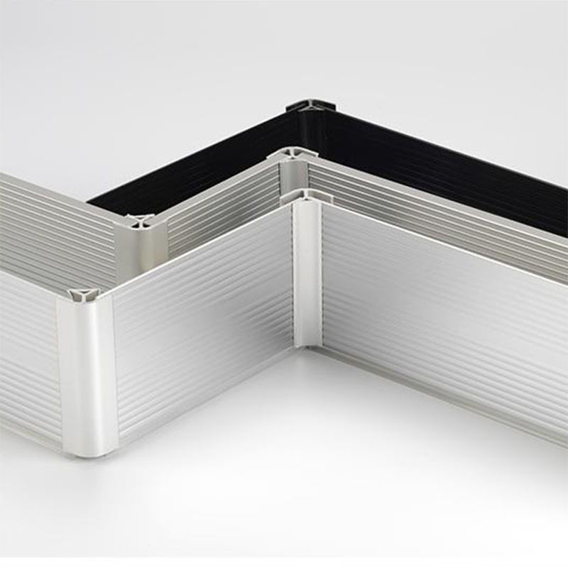 黑色白色PC踢脚板公分塑料5.5踢脚线5公分加厚踢脚板整体橱柜挡水