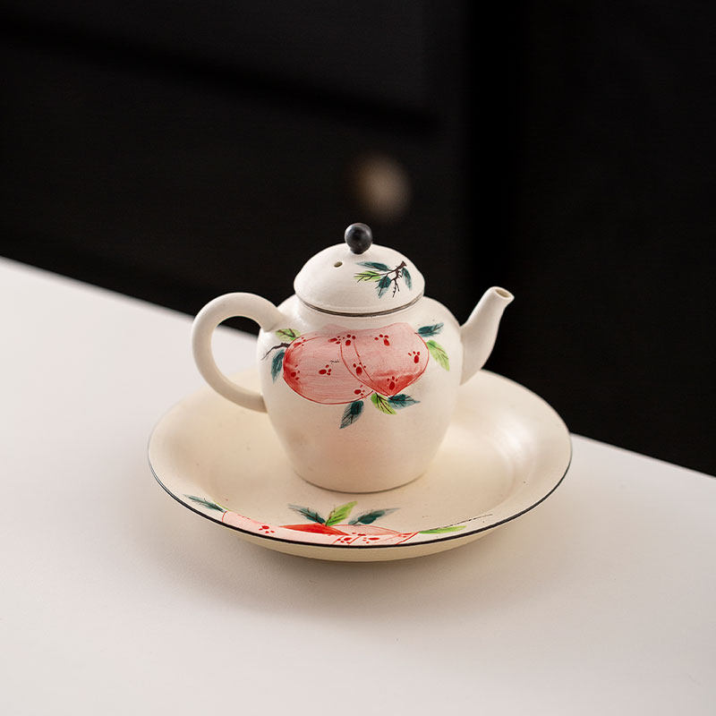 冸斋手绘泡茶壶陶瓷功夫茶具中式家用办公室爱单壶带过泡茶器,餐饮具,茶壶,淘宝优惠券,粉丝福利购,淘宝优惠卷