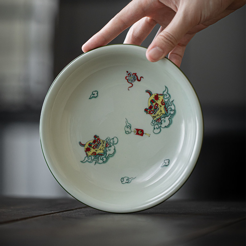 草木祠福虎生威中式壶承盘家用茶具盖碗茶壶托盘茶台茶点盘,餐饮具,茶道/零配,淘宝优惠券,粉丝福利购,淘宝优惠卷