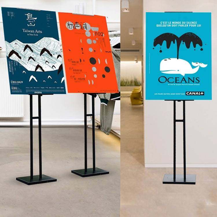 kt板海报展示架立式支架pop指示立牌水牌商场广告牌宣传挂画架子