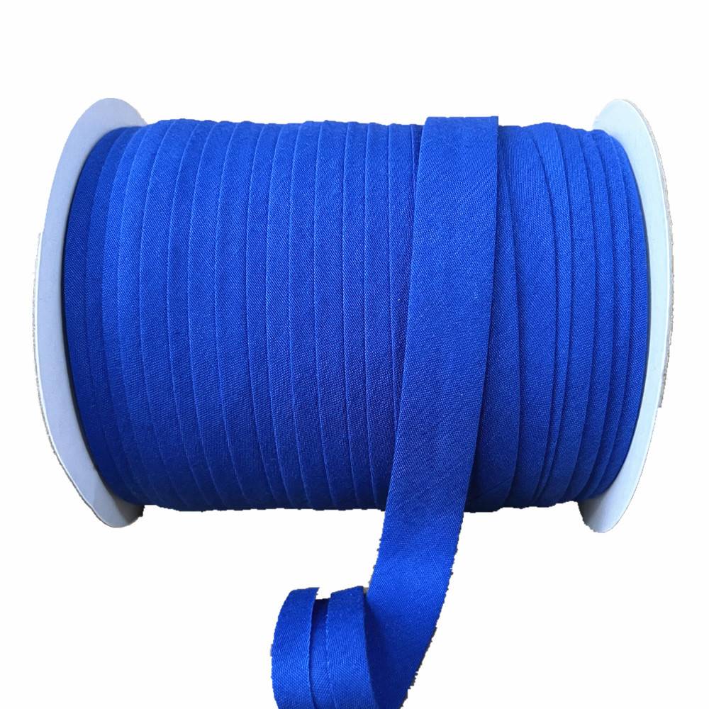 厂家直供涤棉包边带15mm纯色无弹力包边条单卷80米服装折边滚边条