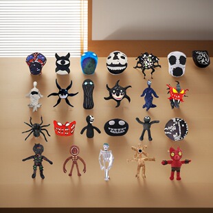 逃离惊魂门公仔毛绒玩具玩偶大小娃娃doors roblox Figure黑暗夜