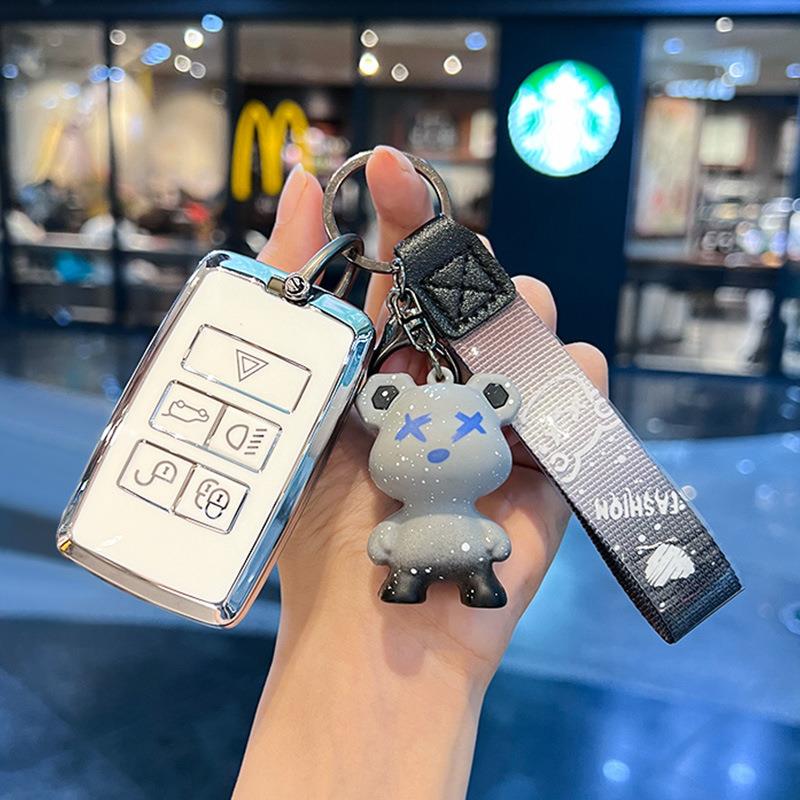 适用2025款揽胜钥匙套运动版极光L发现神行4星脉5卫士车壳扣