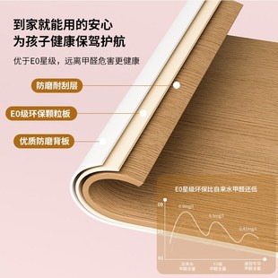 小孩写作业桌男女孩书桌学生卧室 儿童可折叠c学习桌家用桌椅套装
