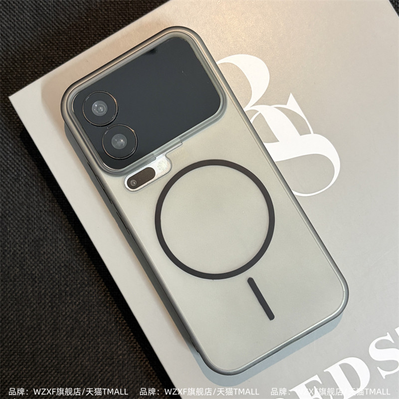 wzxf超薄软壳适用小米17ProMax手机壳新款黑色小米17pro透明磨砂爱酷磁吸镜头精孔硅胶全包por防摔保护套男女
