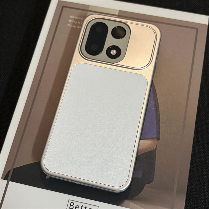 适用一加15手机壳新款白色轻奢素皮磁吸充电oneplus15镜头大孔肤感磨砂硬壳1+15高级感超薄奢华保护套女男款