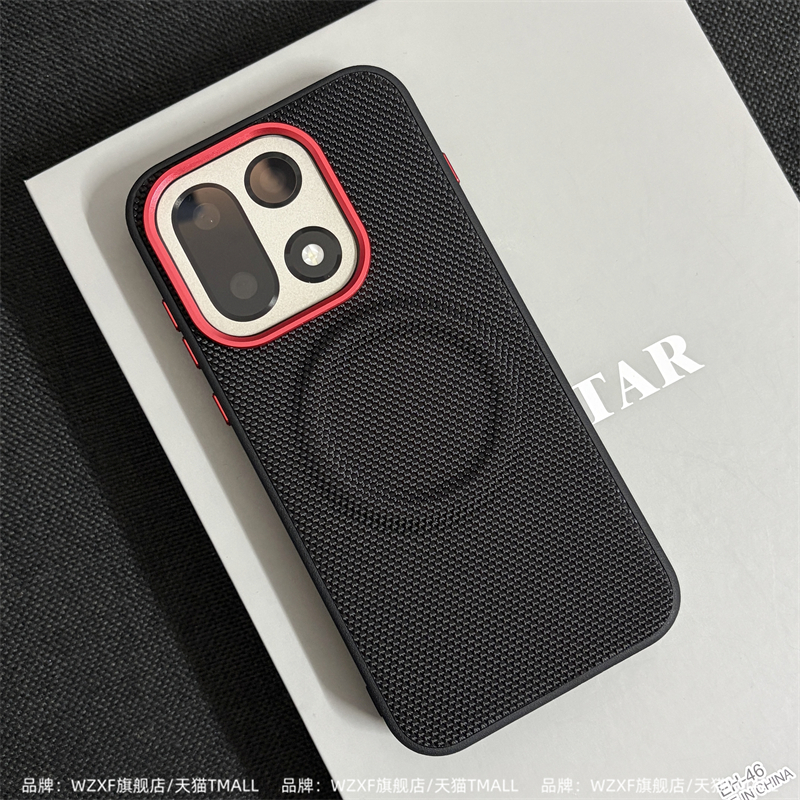 wzxf科纳皮编织纹适用一加15手机壳新款磁吸1+ace6/5pro创意磨砂oneplus13t高级感r防摔男女款大孔保护套个性