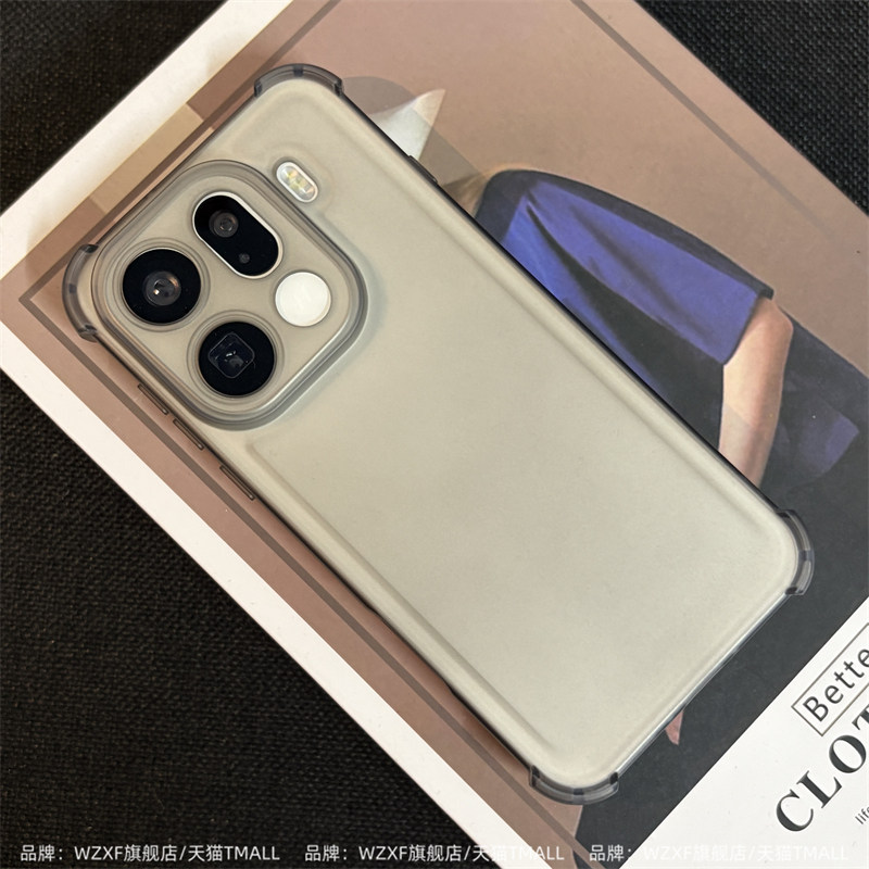 【气囊四角防摔】适用OPPOFindX9pro手机壳新款findx9透明磨砂oppo精孔全包简约硅胶软壳fx9保护套高级感外壳