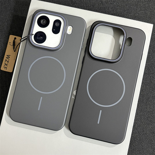 wzxf细圈磁吸适用OPPOFindX9Pro手机壳新款黑色findx8s+磨砂高级感ultra商务奢华oppo超薄por硬壳简约保护套