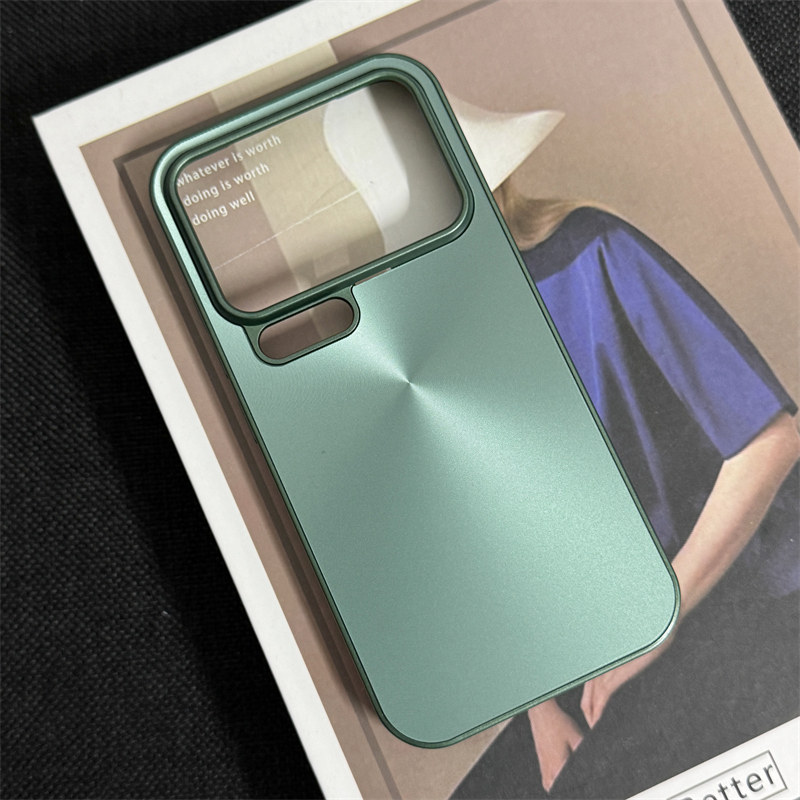 【极光镭射】适用小米17ProMax手机壳新款磨砂绿色15ultra至尊版14pro镜头精孔por全包防摔简约高级感保护套