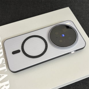 wzxf瓦楞边条适用vivoX300pro手机壳新款黑色x300磁吸vivo透明磨砂硬壳por大孔创意高级感保护套男女款外壳