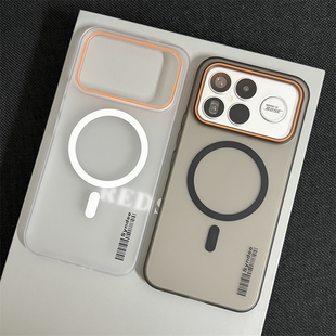 wzxf柔纱冰雾适用红米K90ProMax手机壳新款大孔k80至尊版k70pro磁吸硬壳max透明磨砂pm高级感保护套女男款por