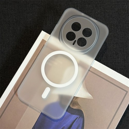 适用荣耀Magic8pro手机壳新款magic7超薄磁吸por魔术6镜头精孔5/4全包磨砂透明男女简约高级感硬壳保护套潮