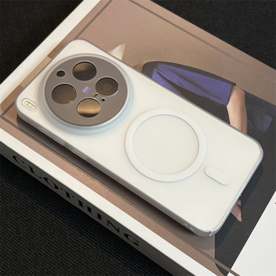 适用VIVOX300Pro手机壳新款x300超薄磁吸vivo镜头精孔por全包磨砂透明男女轻奢小众简约高级感硬壳保护套外壳